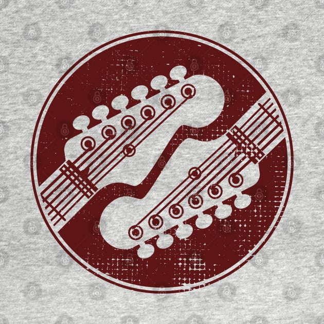 Electric Guitar Headstock Circle Light Theme by nightsworthy